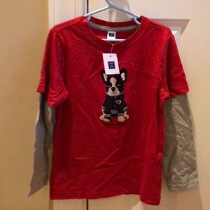 NWT Janie and Jack boys t shirt. Size 5.